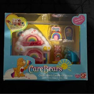 2003 Care Bears Colorful Cloud House Set